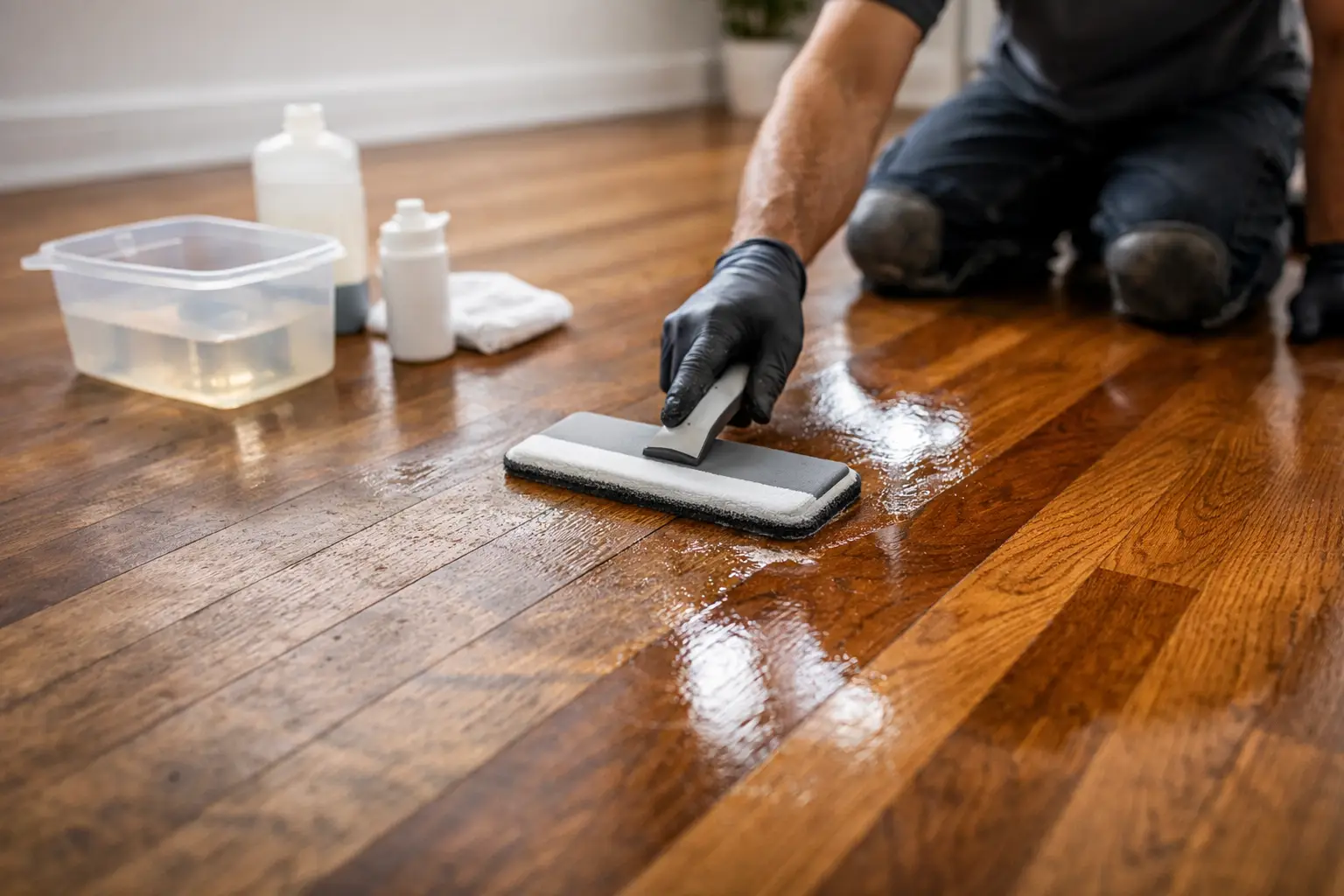 Wood Floor Refinishing Without Sanding