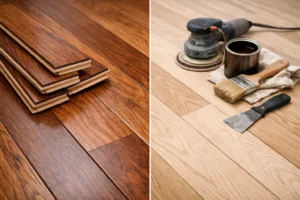 Prefinished vs Unfinished Hardwood Floors