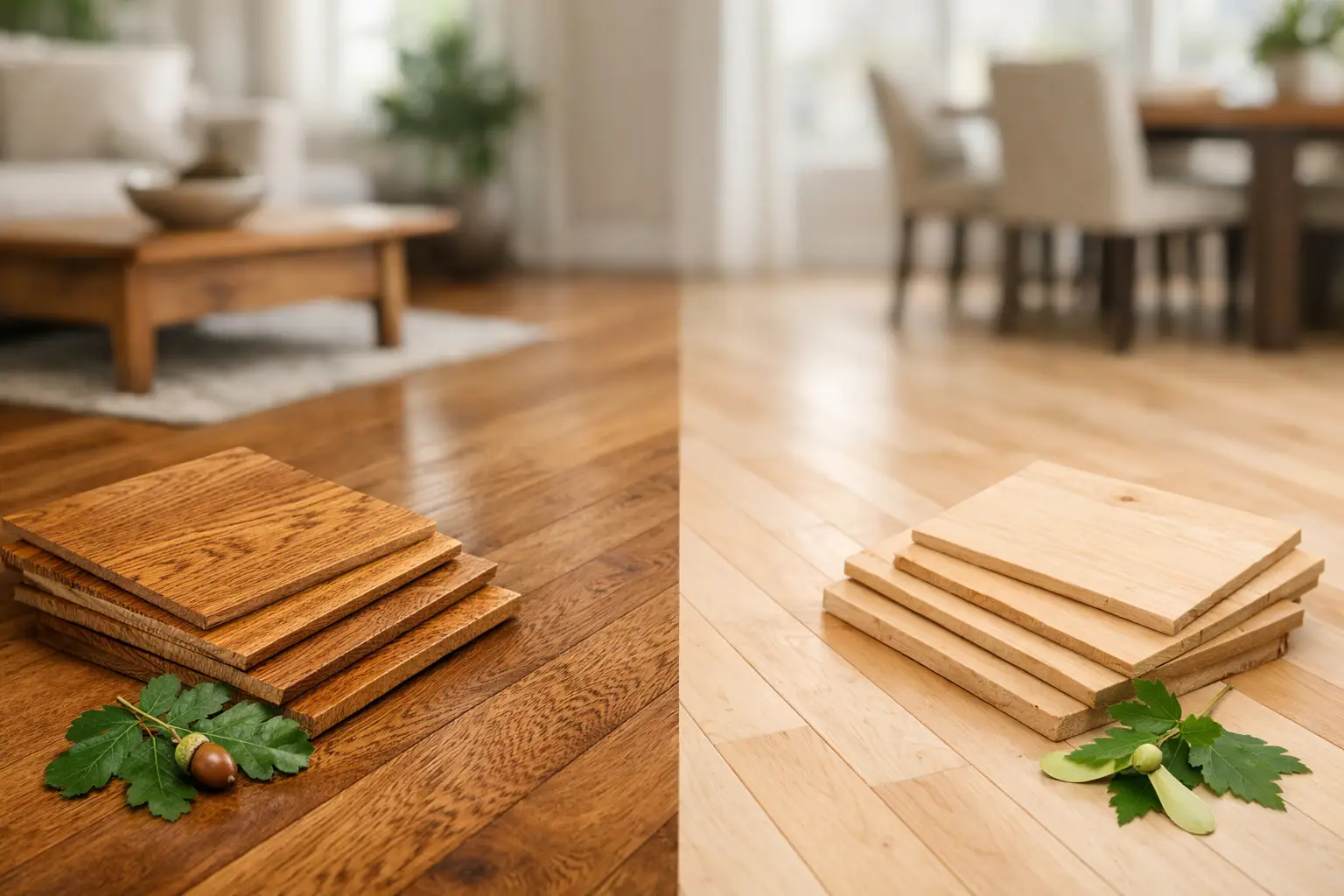 Oak Versus Maple Flooring for Fine Homes