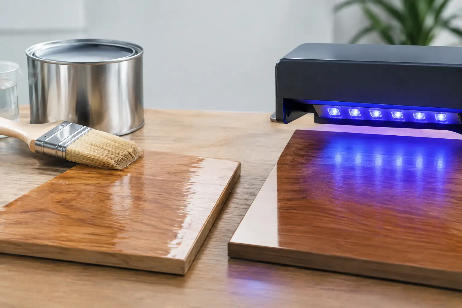 Waterborne Versus UV Cured Finishes Explained